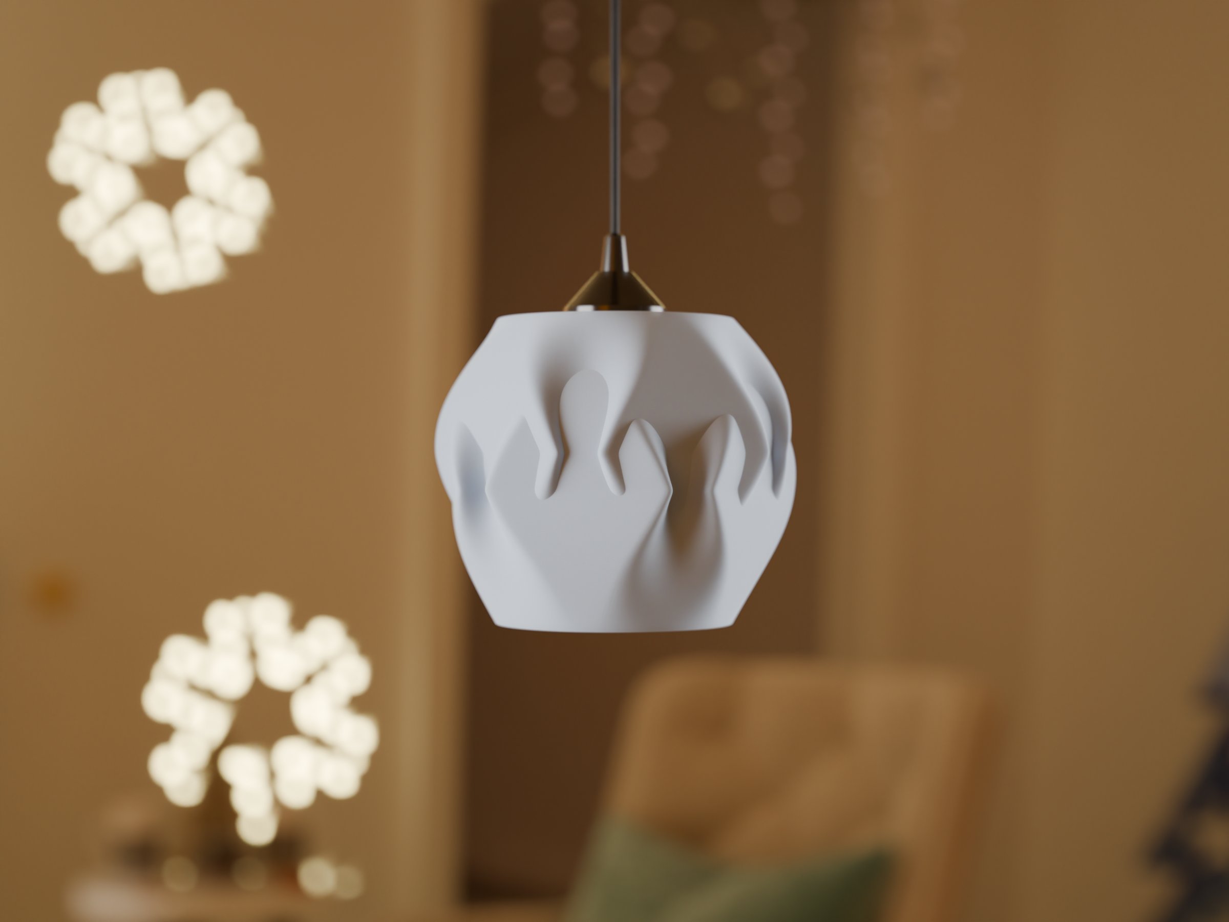 Double Pendant Lampshade